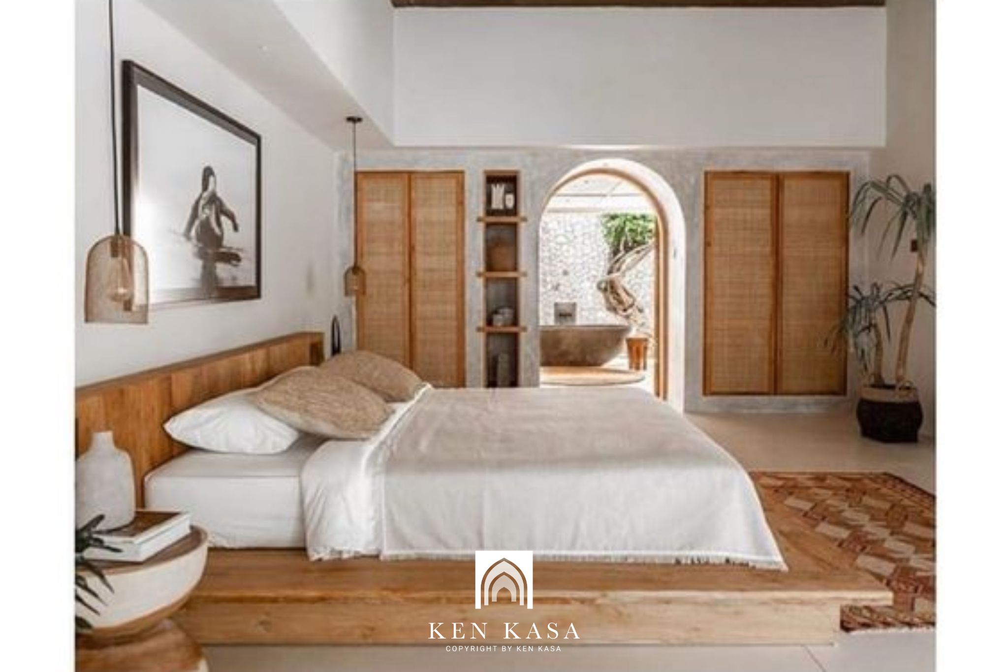 mẫu thiết kế phòng homestay tone nâu trầm ấm